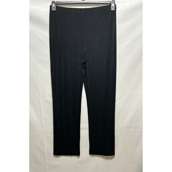 Chicos Travelers Women 1 Regular Black Stretchy‎ Straight Leg Pants Size 1 - Picture 7 of 7
